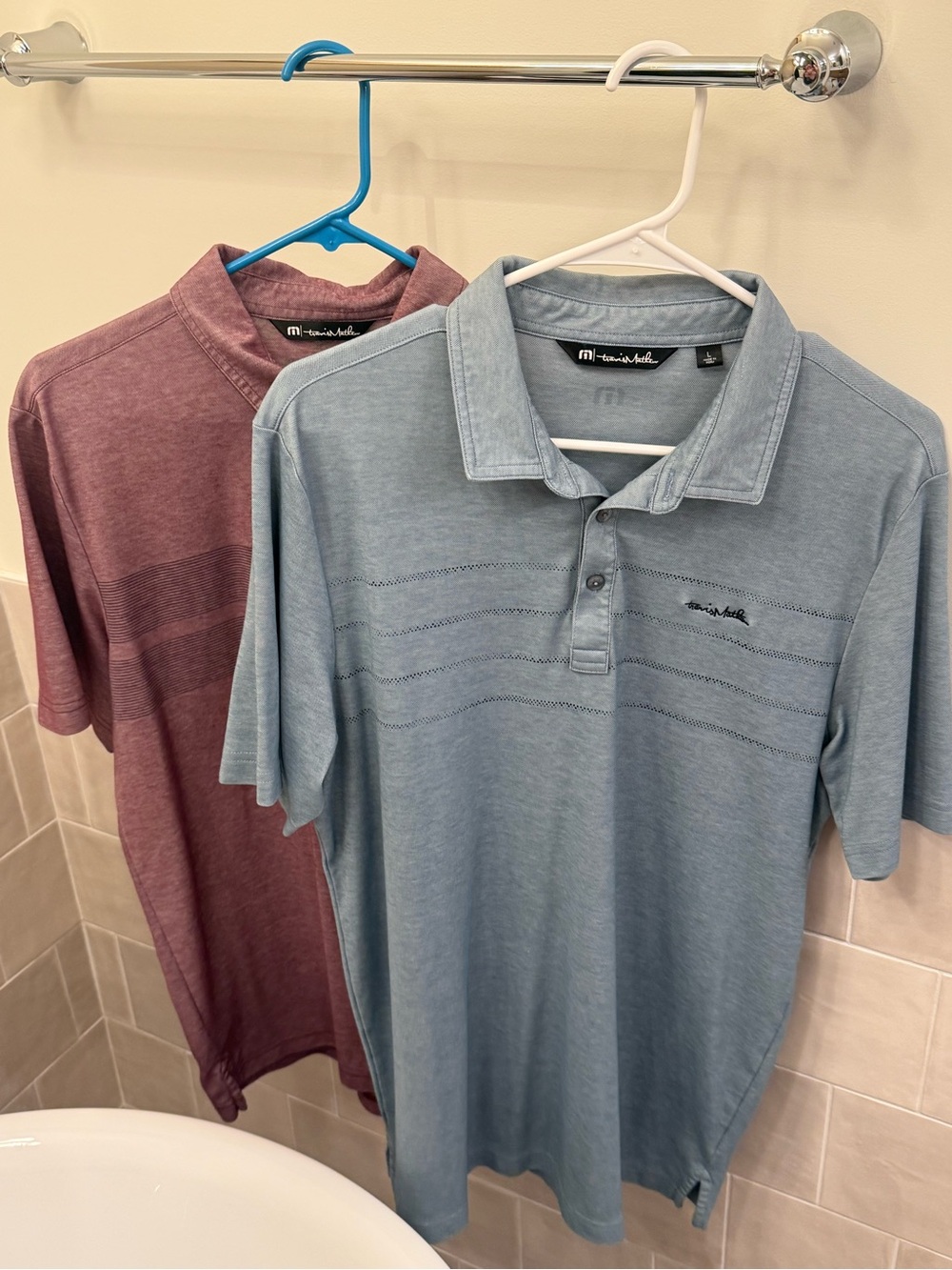 2 Travis Mathew Men's Polo Shirts